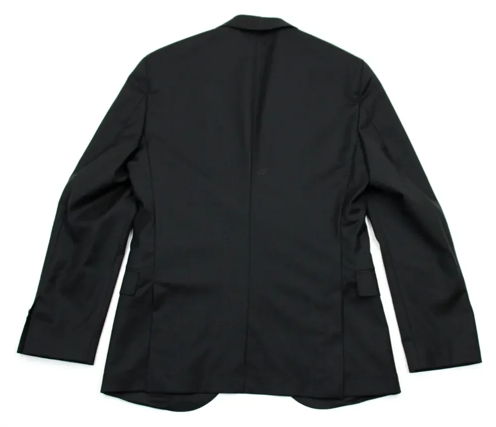 Hugo Boss Suit 34 R Mens Black Wool Slim Fit Neight Byte 2 Piece NWT 2 Button